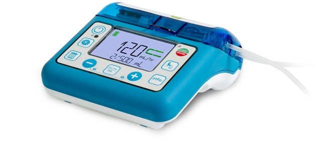 Interface du dashboard de la pompe Entérale Connectée